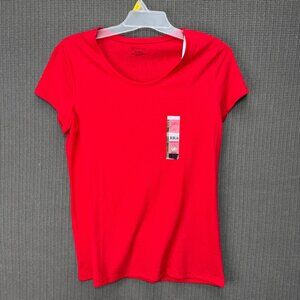 No Boundaries Womens Junior Size XL (15-17) Red Short Sleeve T-Shirt